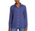 Jessica Simpson Gauze Women's Button Down Long Sleeve, Blue, Medium