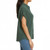 Jessica Simpson Gauze Women's Button Down Short Sleeves, Green, Large