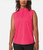 Mondetta Women's Active Half Zip Sleeveless Top, Pink, X-Large