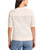 Matty M Women's Short Sleeve Sweater, Heather Oatmeal, Large