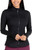 Spyder Women's Stretch Long Sleeve Zip Up Yoga Jacket, Black, X-Large