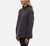 Bench Women's Stretch Moisture Wicking Funnel Neck Soft, Dark Gray, X-Small