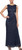 S.L. Fashions Women's Long Sleeveless Gown with Bolero Cascade Jacket, Navy, 20W