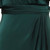 S.L. Fashions Women's Surplice Neck Midi, Flutter Sleeves, Deep Green, 20W