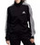 Adidas Women's 3 Stripe Full Zip Jacket, Black, Medium