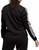 Adidas Women's 3 Stripe Full Zip Jacket, Black, Medium