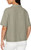 Buffalo David Bitton Women's Short Sleeve Utility Button Front Shirt, Light Olive, Large