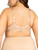 Curvy Couture Women's Plus Size Diamond Net Plunge Bra, Bombshell Nude, 36D
