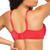 Curvy Couture Womens Luxe Lace Underwire Bra, Crantastic Red, 44DDD