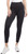 Danskin Women's  Brushed Leggings, Side Pockets, Breathable Stretch, Black, X-Small