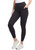Danskin Women's  Brushed Leggings, Side Pockets, Breathable Stretch, Black, X-Small