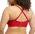 Maidenform Women's Pure Comfort Wireless Lace Longline Bralette,  Eclipse Red, 34B
