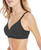 Hanes Women's Ultimate Perfect Coverage Foam Wire-Free Bra, Black, Medium