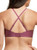 Maidenform Women's Comfort Crush Lace Wireless Bra, Mulberry Purple, Large
