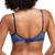 Hanes Women's Moisture Wicking Convertible Smoothing Bra, Navy Heather, Small