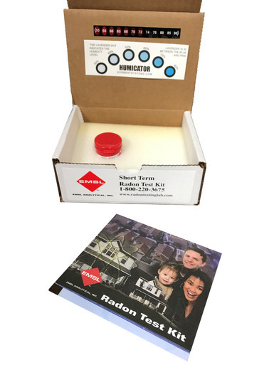 Radon Test Kit for Homeowners Single - 2 Day Turnaround