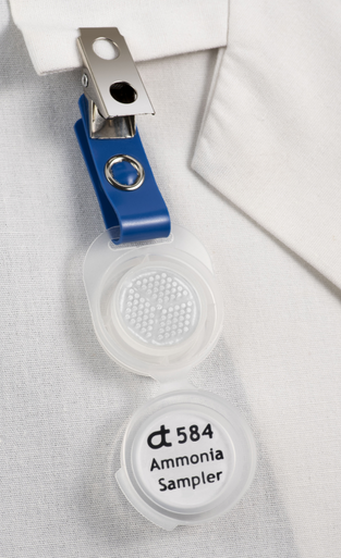 Badge, Assay N584, OSHA 188M Ammonia