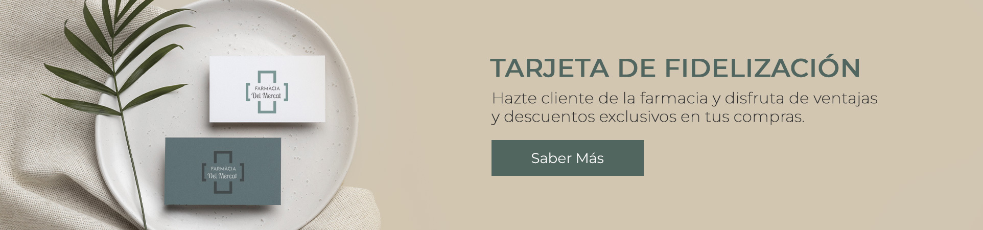 Tarjeta de fidelización en Farmacia del Mercat en Paiporta, Valencia