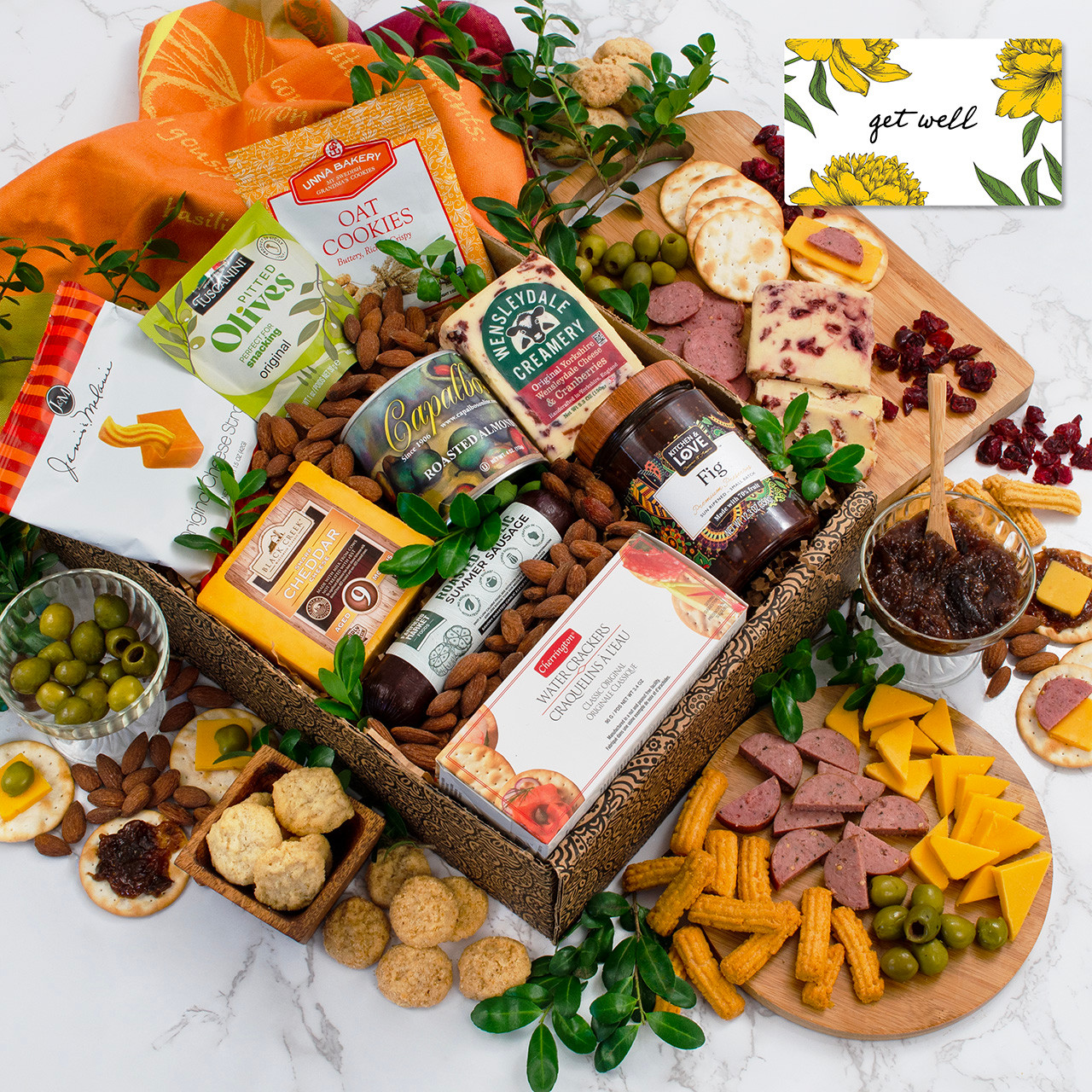 Classic Charcuterie Collection Gift Box - Get Well - Capalbo's