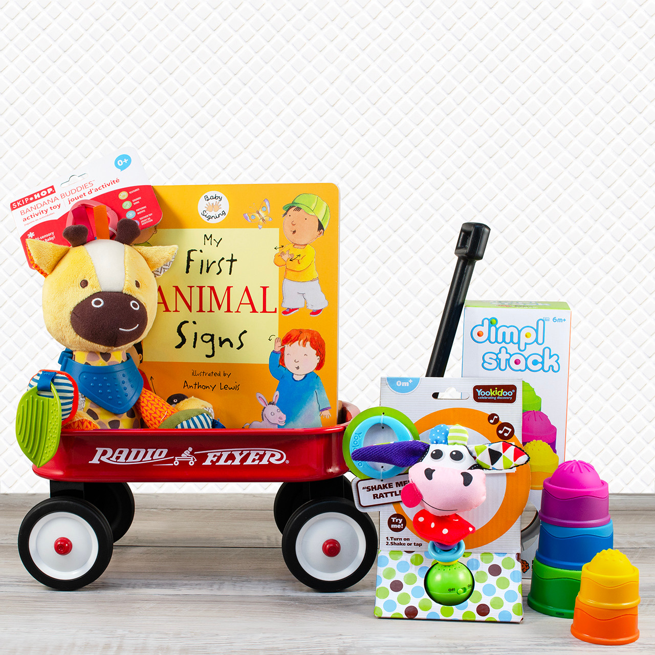 Radio Flyer Little Red Toy Wagon Gift Set - Babybasket.com
