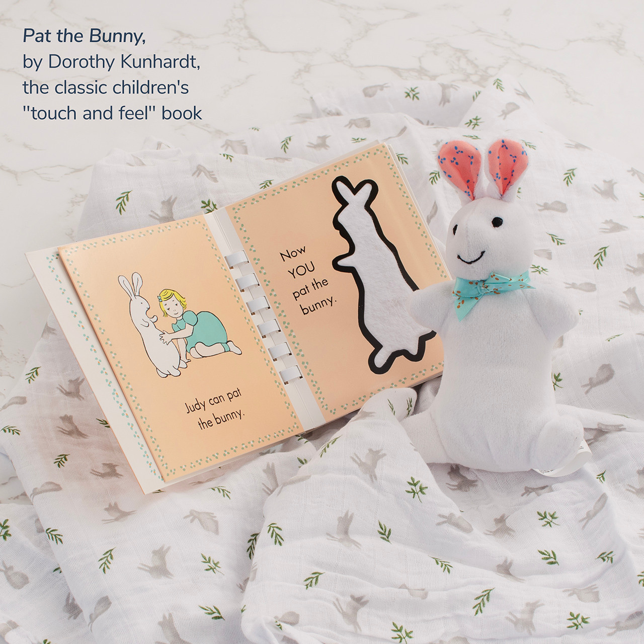 Pat the Bunny Book & Plush Gift Set - Babybasket.com
