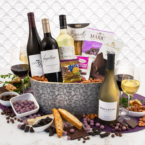 Mondavi Triple Wine Sonoma Gift Basket - GiftBasket.com