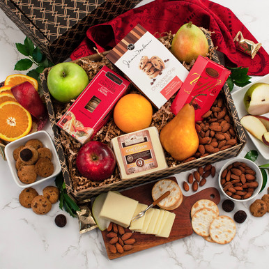Fruit & Cheese Snacker's Gift Box-image-633