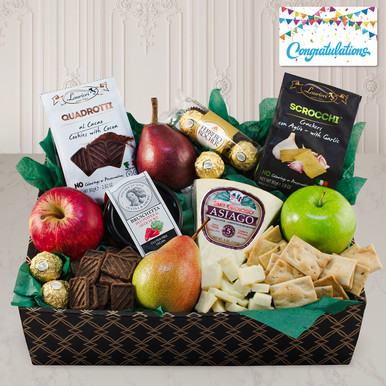 Italian Pride Of The Farm Fruit Gift Box - Congratulations