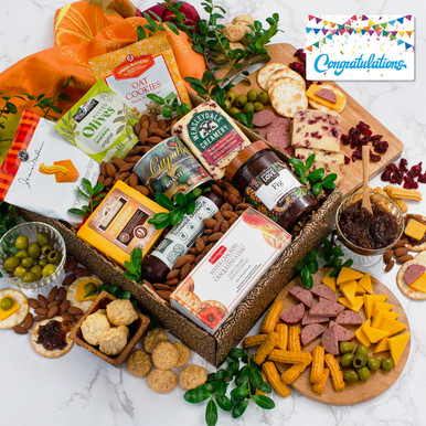 Classic Charcuterie Collection Gift Box - Congratulations