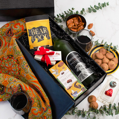 Silver Oak Napa Cab Sauv & Chocolates Wine Gift Basket