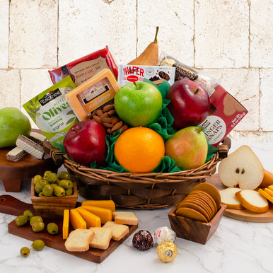Garden Fresh Fruit Gift Basket-image-646