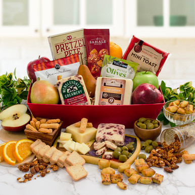 Fruit & Cheese Deluxe Gift Basket