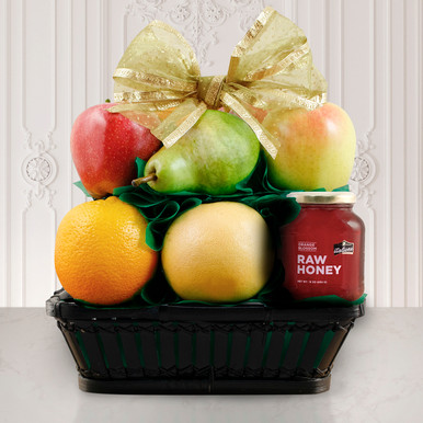 Fruit N' Honey Gift Basket
