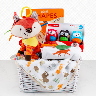 Wild For Foxes Baby Basket