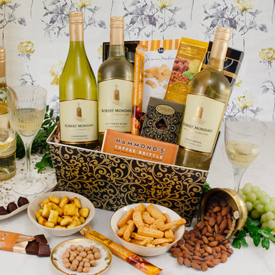 Mondavi White Wine Trio Gift Basket
