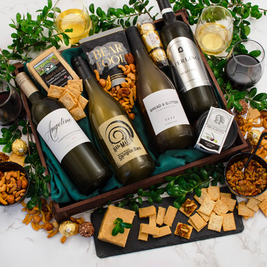Wine & Gourmet Quartet Gift Tray