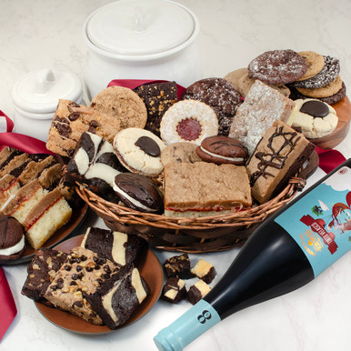 Bakery & Red Wine Gift Basket-image-450