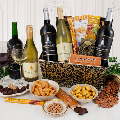 Mondavi Triple Wine Sonoma Gift Basket
