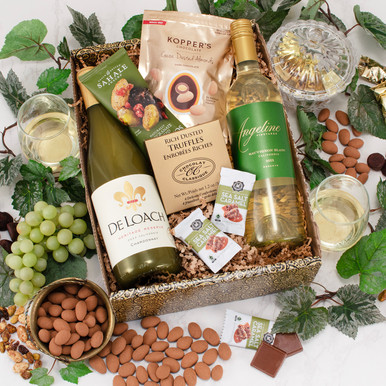 Amazing White Wine Duet Gift Box