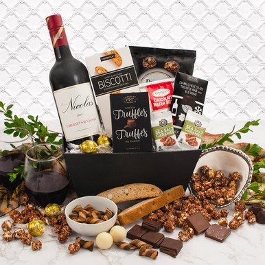 Cabernet & Chocolate Gift Basket