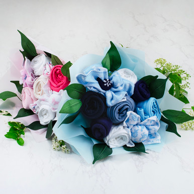 Twins Bouquet Gift - Boy, Girl