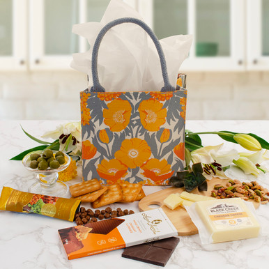 Poppin’ Poppies Cheese & Crackers Gift Tote