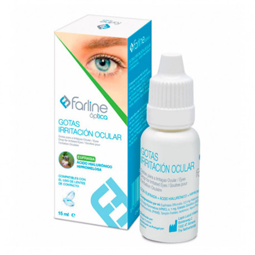 Farline óptica gotas irritación ocular 15 mL