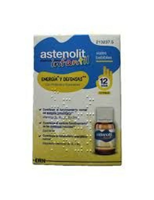 ASTENOLIT INFANTIL 12 VIALES BEBIBLES