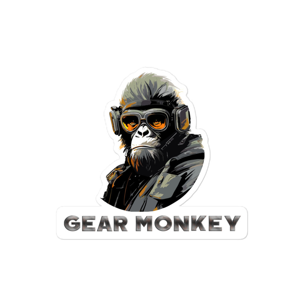 Gear Monkey Sticker