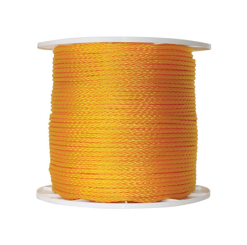 Wellington 1/4 in. Dia. x 1000 ft. L Yellow Diamond Braided Poly Rope