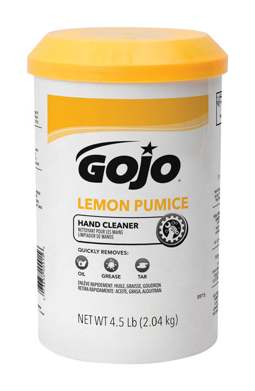 Gojo Lemon Scent Pumice Hand Cleaner 4.5 lb.