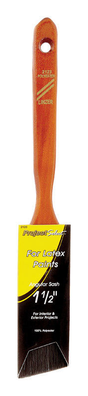 Linzer Project Select 1-1/2 in. W Angle Trim Paint Brush