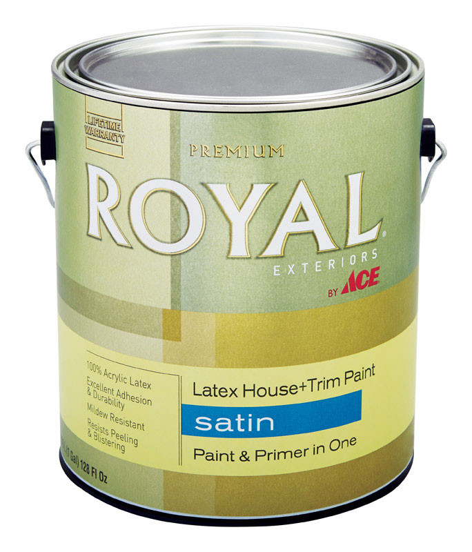 Ace Royal Satin Tintable Base Acrylic Latex House & Trim Paint & Primer 1 gal.