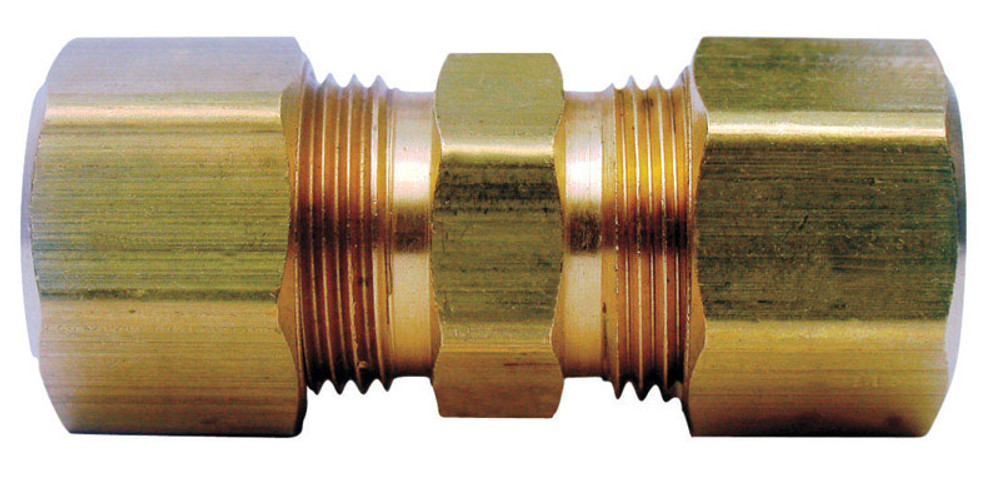 Ace 3/8 in. Compression x 3/8 in. Dia. Compression Yellow Brass Union